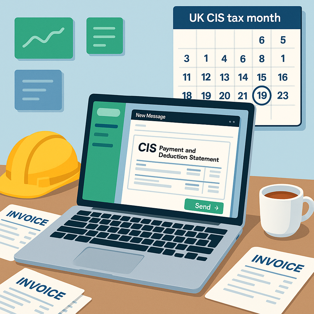 CIS payment and deduction statements: what to include and how to send them in Xero and QuickBooks