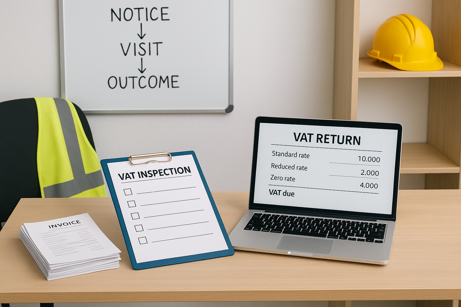 HMRC VAT inspection checklist for construction: records to keep, reverse charge evidence and how to pass first time