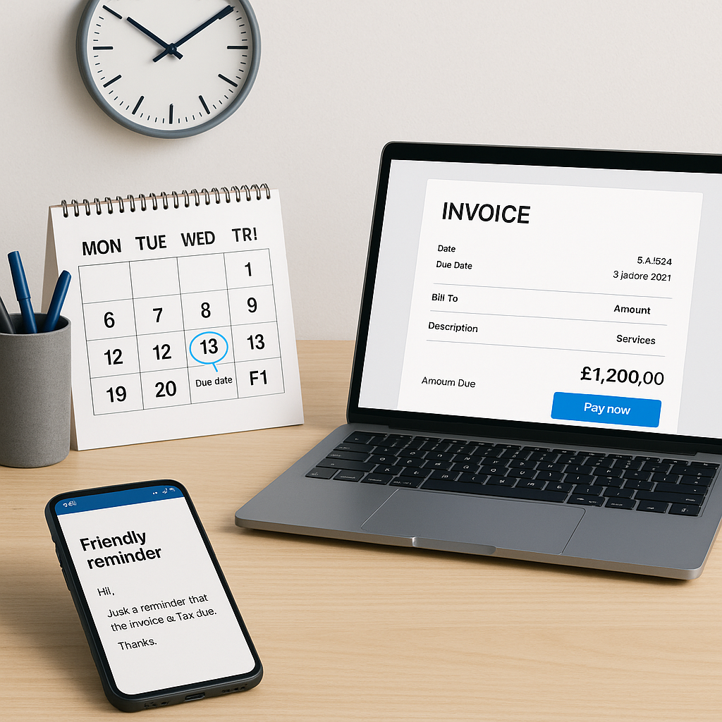 Xero invoice reminders UK: best settings, copyable chase emails and a 30‑minute weekly routine for trades