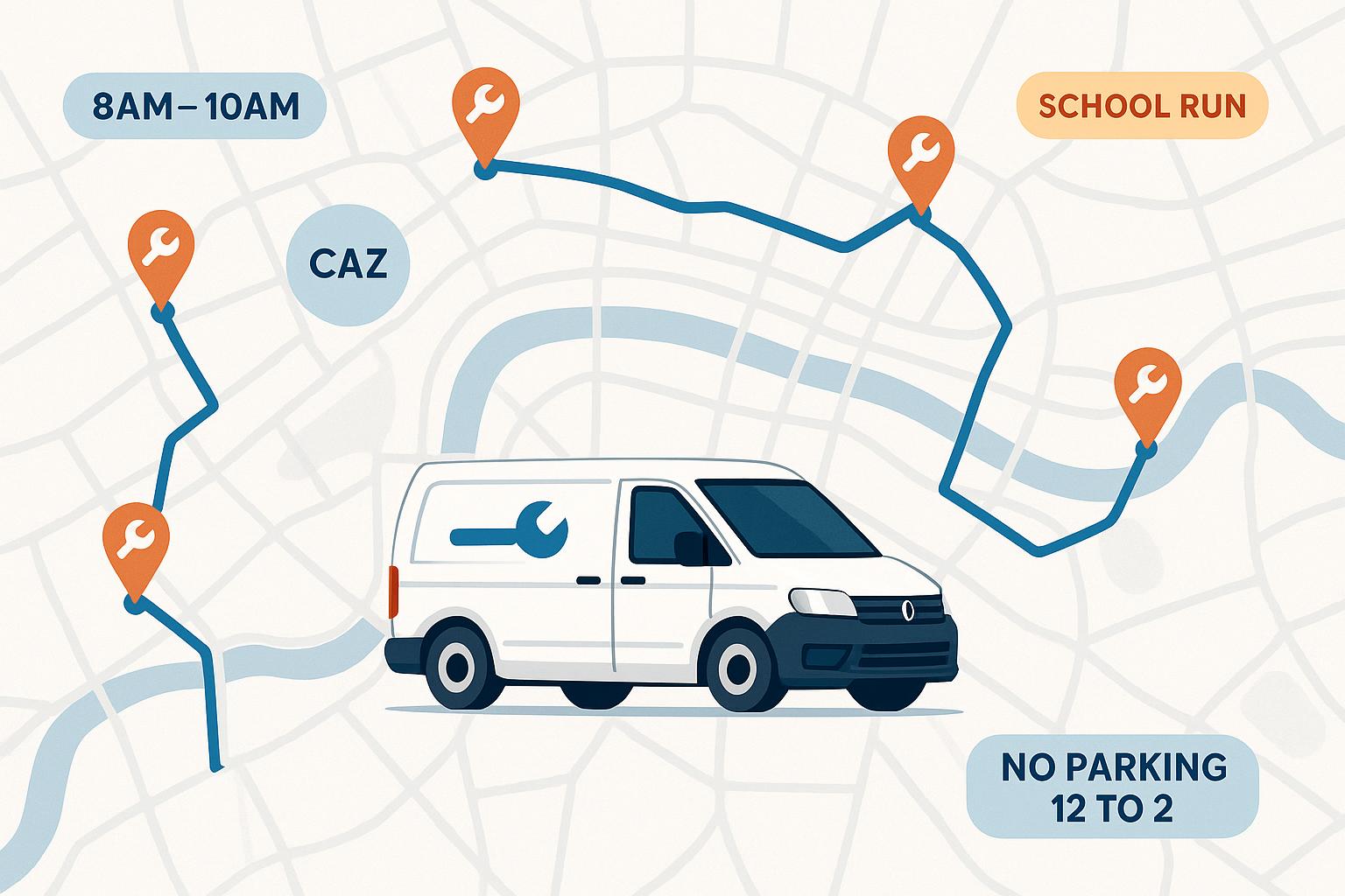 Micro-scheduling for one‑van plumbers: cut drive time and add one extra job a day
