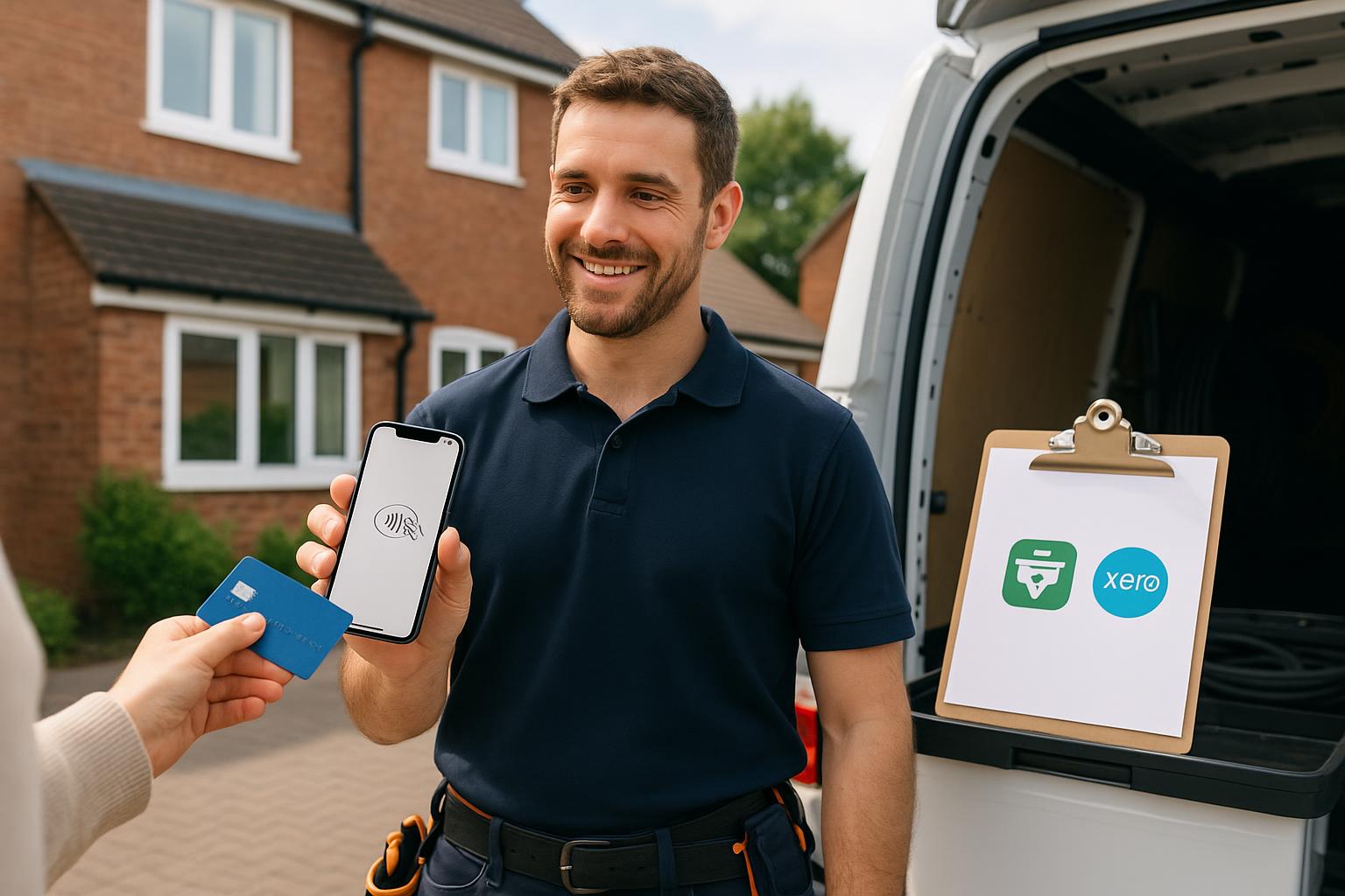 Tap to Pay on iPhone for trades: SumUp vs Dojo setup, fees and job‑system reconciliation