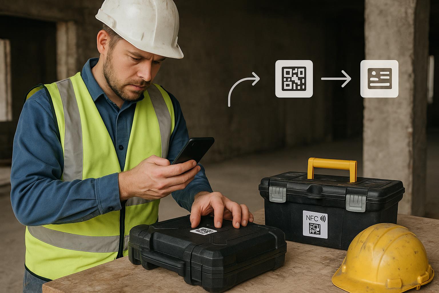 Tool sign out system: QR and NFC setup for tracking tools without expensive software